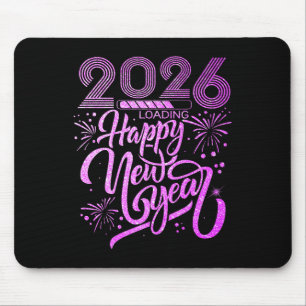 Happy New Year 2026 Fireworks Party Premium Mouse Mat