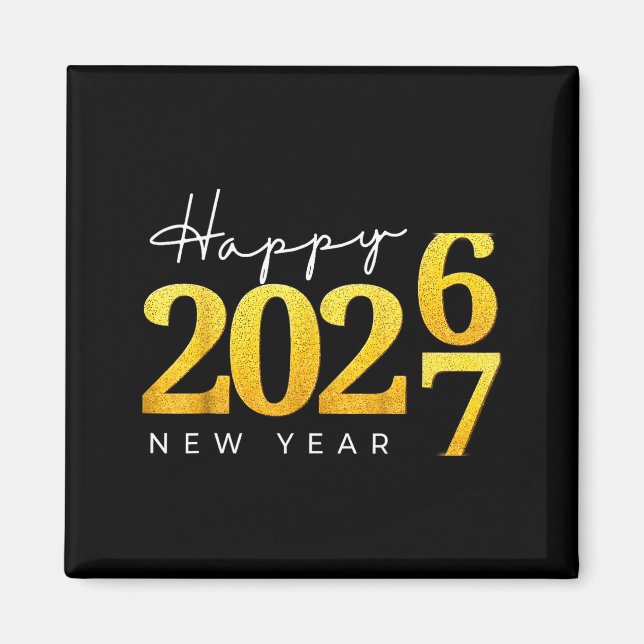 Happy New Year 2026 Funny 67 New Year Countdown Si Magnet (Front)