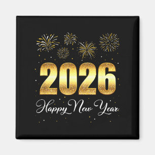 Happy New Year 2026 Funny New Years Eve Party Men Magnet