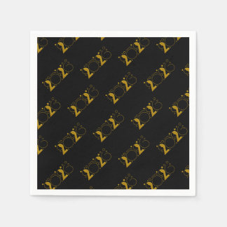 Happy New Year 2026 gold Napkin