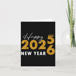 Happy New Year 2026 Goodbye 2025 Hello 2026  Card