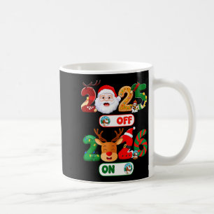 Happy New Year 2026 Goodbye 2025 Hello 2026 Christ Coffee Mug