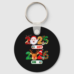 Happy New Year 2026 Goodbye 2025 Hello 2026 Christ Key Ring