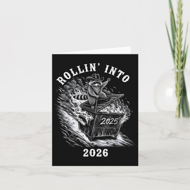 Happy New Year 2026 Goodbye 2025 Hello 2026 Family Card (Front)