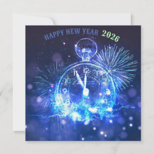 Happy new year 2026 holiday card