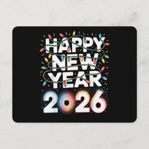 Happy New Year 2026 Invitation