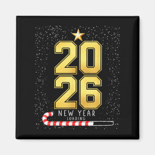 Happy New Year 2026 Loading Funny New Years Eve Pa Magnet