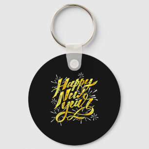 Happy New Year 2026 Men Women Kids New Year Eve Pa Key Ring