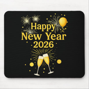 Happy New Year 2026 Mouse Mat
