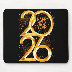 Happy New Year 2026 New Year Eve's Nye Party Mouse Mat