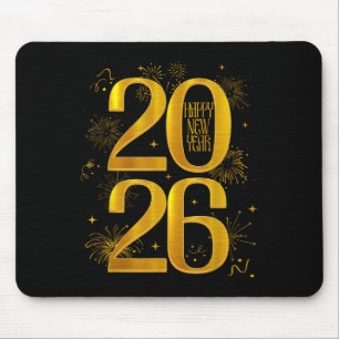 Happy New Year 2026 New Year Party Friends Family Mouse Mat