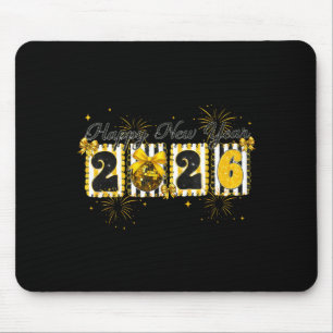 Happy New Year 2026 New Year Party Friends Family  Mouse Mat