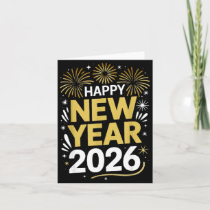 Happy New Year 2026 - New Year's Eve 2026  Card