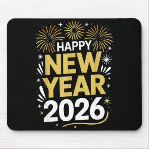 Happy New Year 2026 - New Year's Eve 2026 Mouse Mat