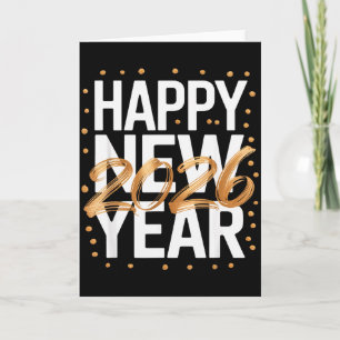 Happy New Year 2026 New Years Eve  Card