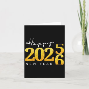 Happy New Year 2026 New Year's Eve Countdown Party Card