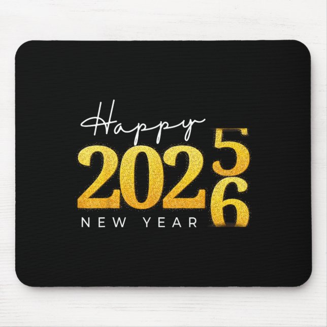 Happy New Year 2026 New Year's Eve Countdown Party Mouse Mat (Front)