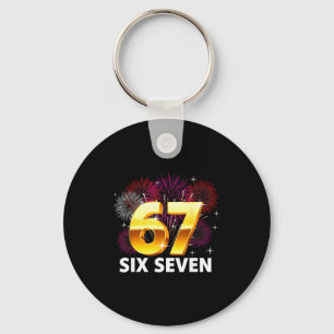 Happy New Year 2026 New Year's Eve Party 67 Six Se Key Ring