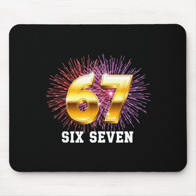 Happy New Year 2026 New Year's Eve Party 67 Six Se Mouse Mat (Front)