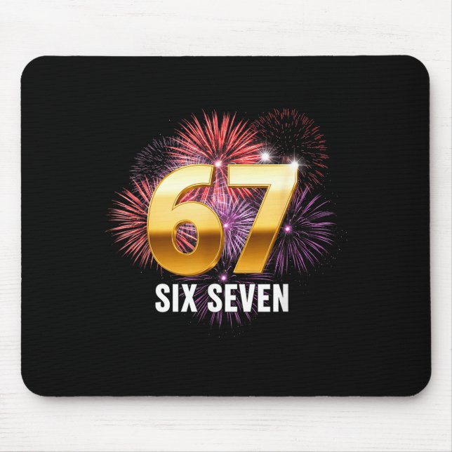 Happy New Year 2026 New Year's Eve Party 67 Six Se Mouse Mat (Front)