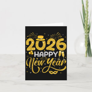 Happy New Year 2026 New Years Eve Party Countdown Card
