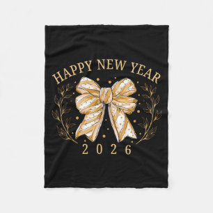 Happy New Year 2026 New Years Eve Party Countdown  Fleece Blanket