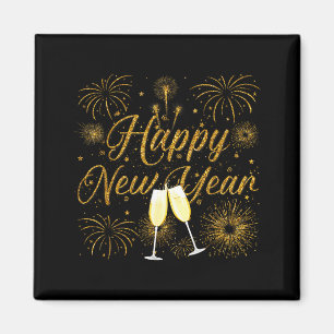 Happy New Year 2026 New Years Eve Party Countdown  Magnet