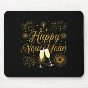 Happy New Year 2026 New Years Eve Party Countdown Mouse Mat