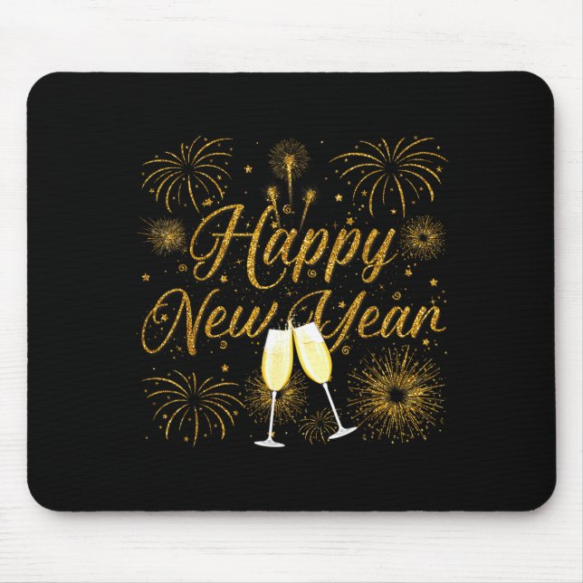 Happy New Year 2026 New Years Eve Party Countdown  Mouse Mat (Front)