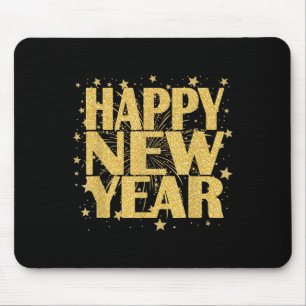 Happy New Year 2026 New Years Eve Party Countdown Mouse Mat
