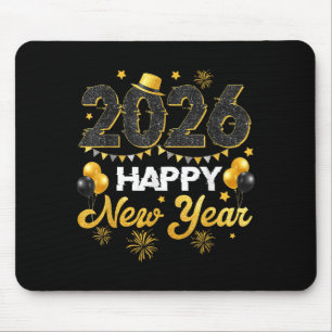 Happy New Year 2026 New Year's Eve Party Countdown Mouse Mat