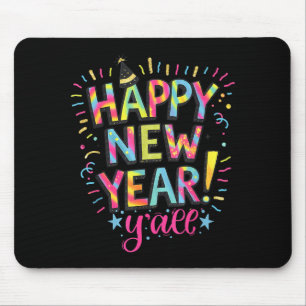 Happy New Year 2026 New Years Eve Party Countdown  Mouse Mat