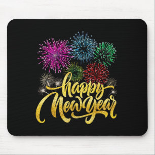 Happy New Year 2026 New Years Eve Party Countdown  Mouse Mat