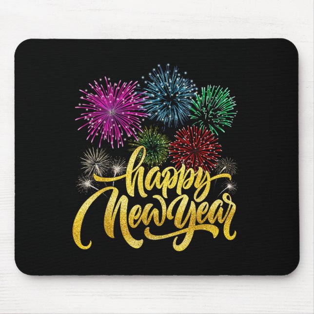 Happy New Year 2026 New Years Eve Party Countdown  Mouse Mat (Front)