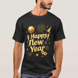 Happy New Year 2026 New Years Eve Party Countdown T-Shirt