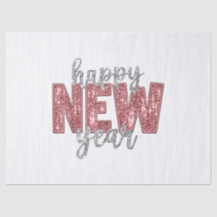 Happy New Year 2026 New Year's Eve Party Countdown Tissue Paper