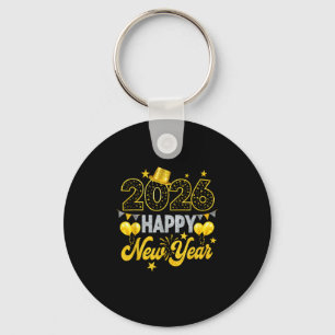 Happy New Year 2026 New Years Eve Party  Key Ring