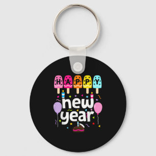 Happy New Year 2026 New Years Eve Party Kids Girls Key Ring