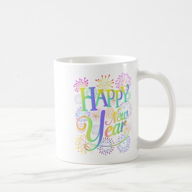Happy New Year 2026 New Year's Eve Party Matching  Coffee Mug (Right)