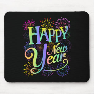 Happy New Year 2026 New Year's Eve Party Matching  Mouse Mat