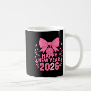 Happy New Year 2026 Nk Bow Coquette Family  Coffee Mug