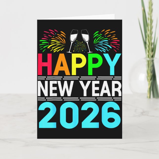 Happy New Year 2026 Nye Party - Funny New Years Ev Card (Front)
