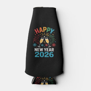 Happy New Year 2026 Party Funny New Years Eve 2026 Bottle Cooler