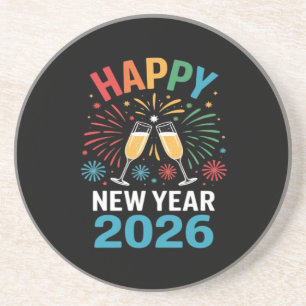 Happy New Year 2026 Party Funny New Years Eve 2026 Coaster