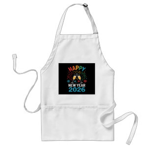 Happy New Year 2026 Party Funny New Years Eve 2026 Standard Apron