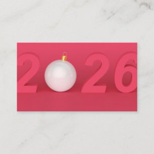 Happy New Year 2026 Place Card