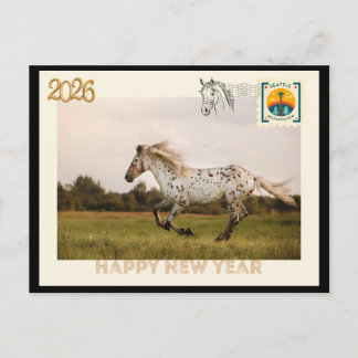 Happy New Year 2026 Postcard