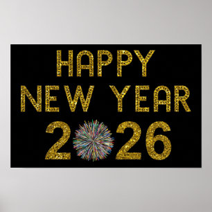 Happy New Year 2026 Poster