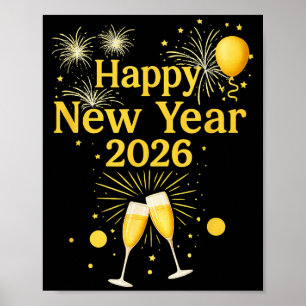 Happy New Year 2026  Poster