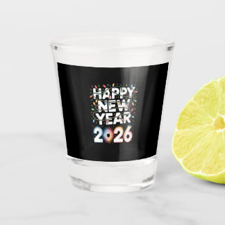 Happy New Year 2026 Shot Glass